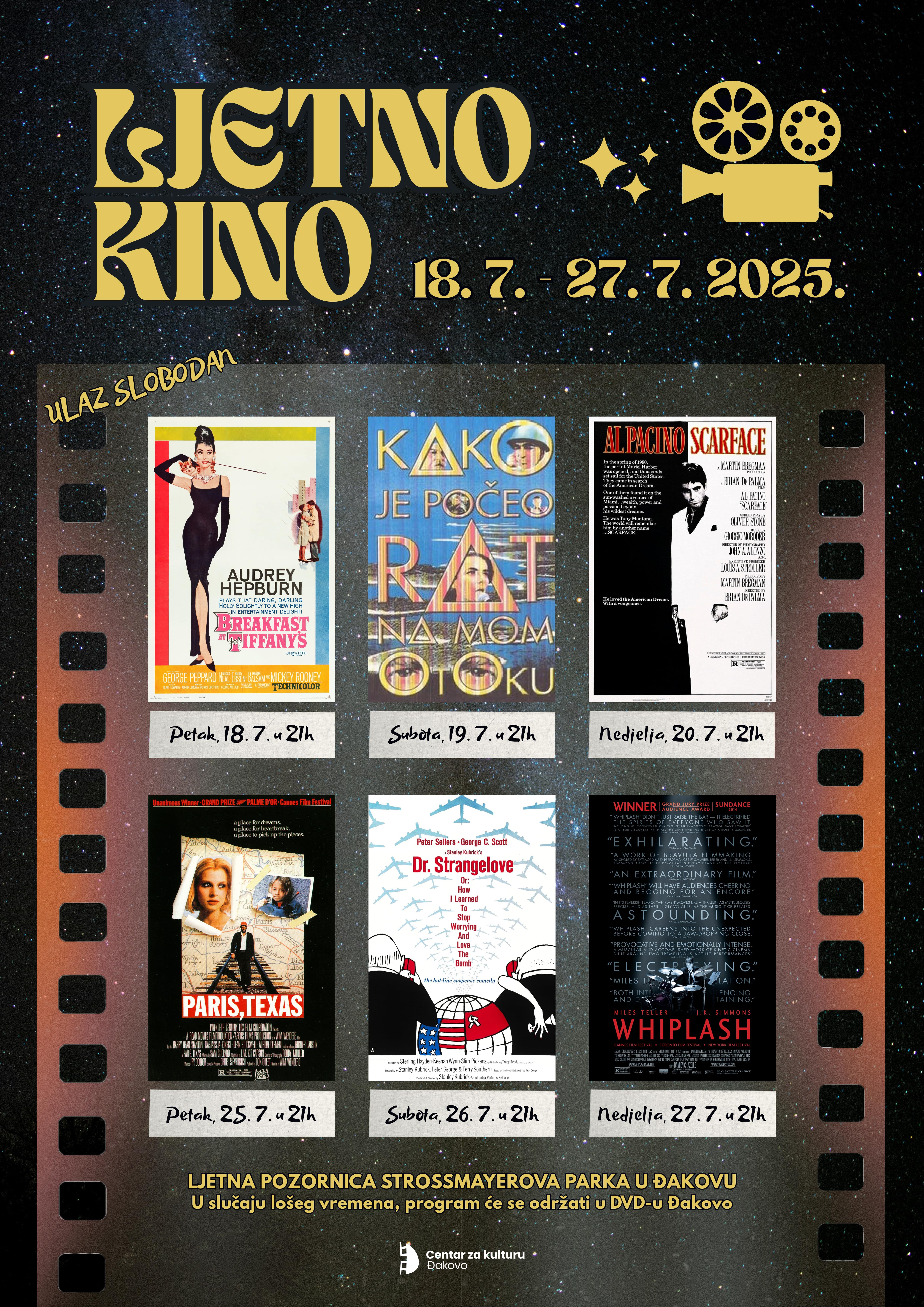 Ljetno kino 2025.