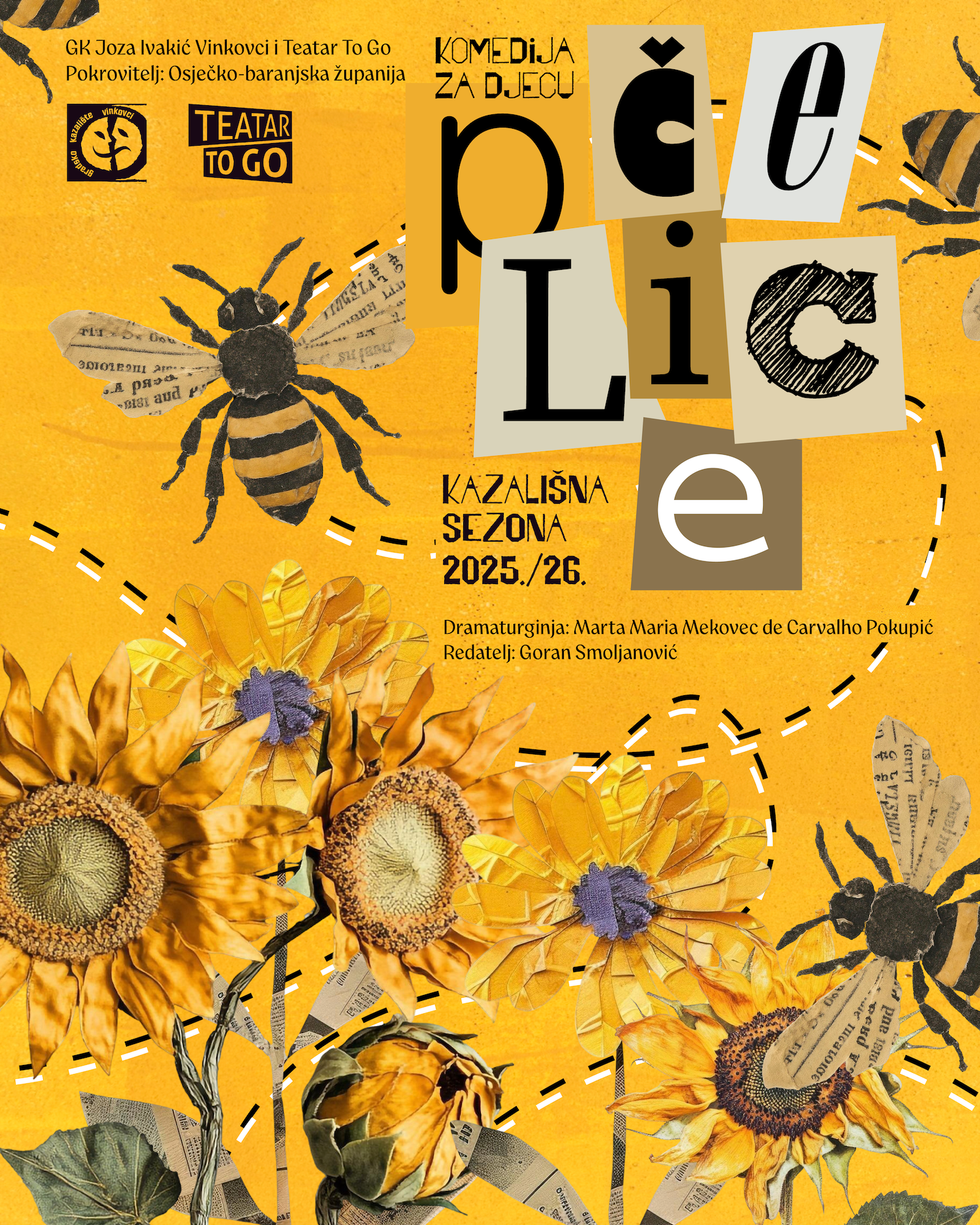 Teatar To Go & Gradsko kazalište Joza Ivakić Vinkovci: Pčelice (14. 5. 2026.)
